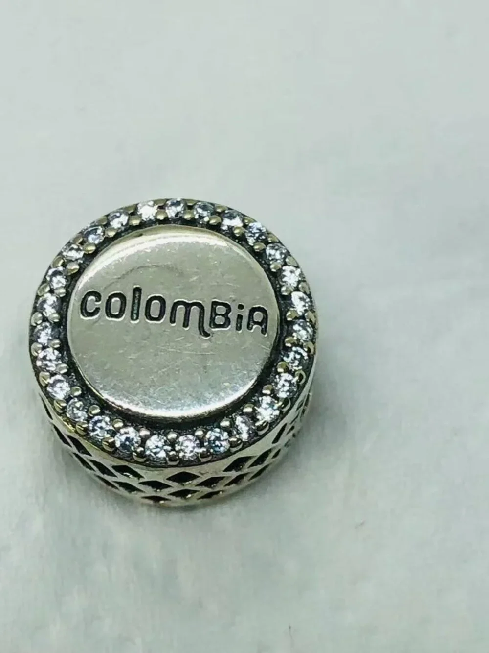 ✨ ✨Pandora Colombia Exclusive Country Truck Flag Colors Bead Charm S925 Silver